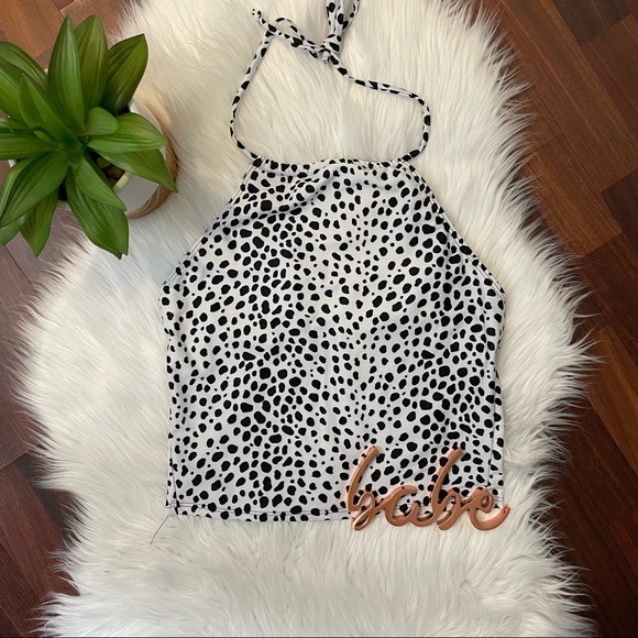 Kortni Jeane Other - •nwot• Kortni Jeane vintage Dalmatian print high rise